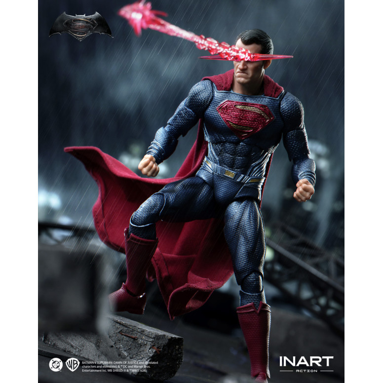 INART - Batman v Superman: El amanecer de la justicia - Figura de acción de Superman a escala 1/12