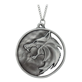FaNaTtiK - The Witcher Réplica 1:1 del collar «Medallón de Geralt»