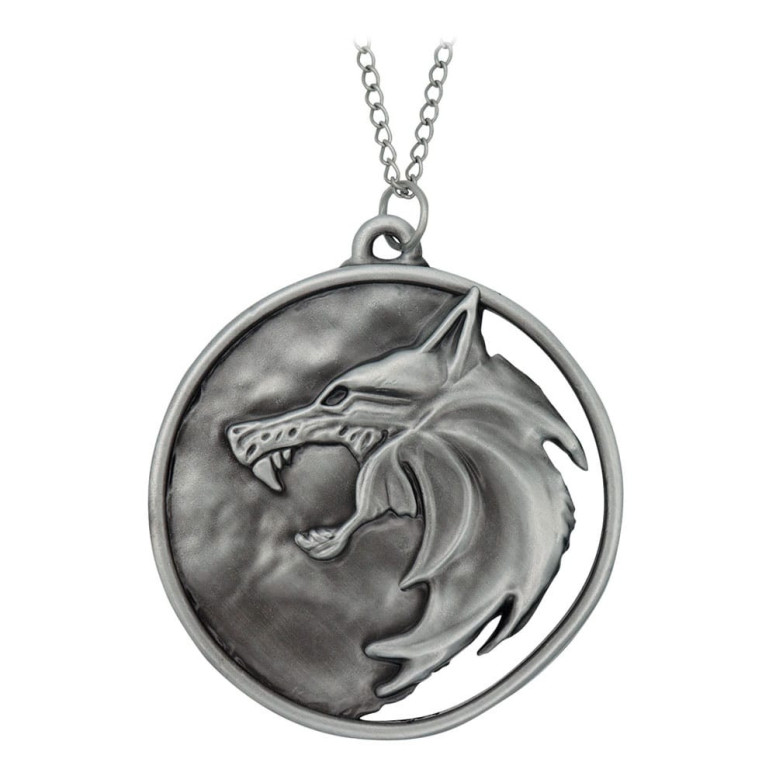 FaNaTtiK - The Witcher Réplica 1:1 del collar «Medallón de Geralt»