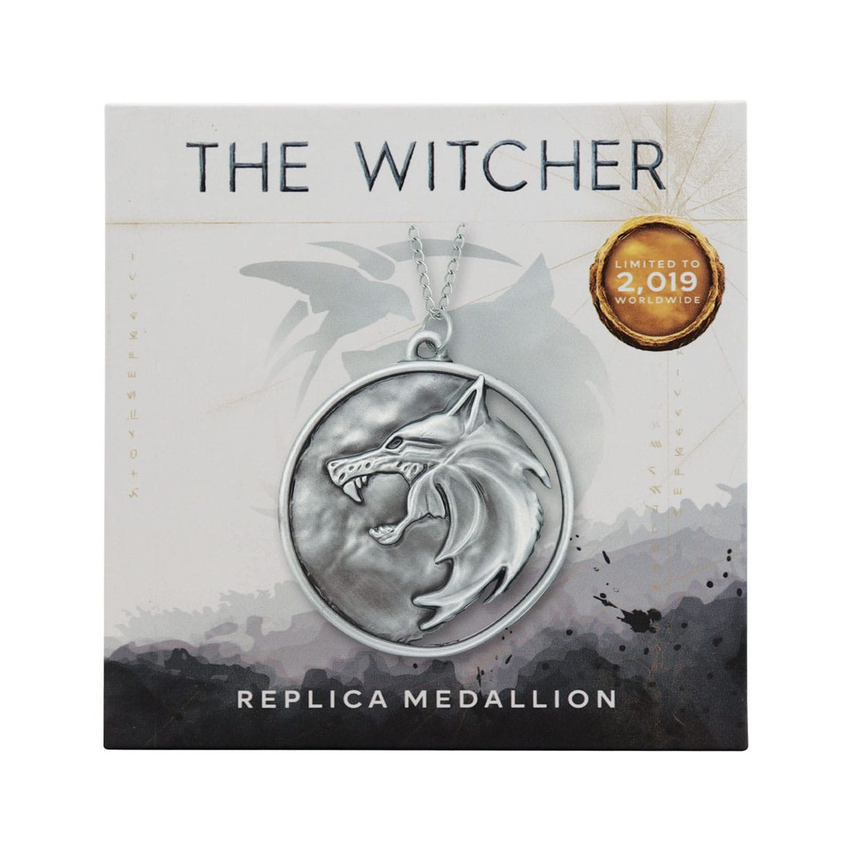 FaNaTtiK - The Witcher Réplica 1:1 del collar «Medallón de Geralt»
