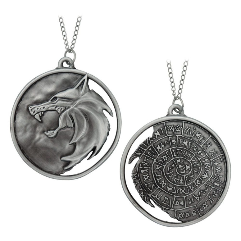 FaNaTtiK - The Witcher Réplica 1:1 del collar «Medallón de Geralt»