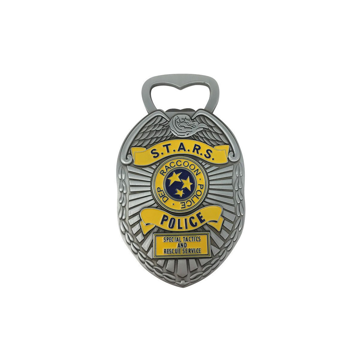 FaNaTtiK - Abridor de botellas « Resident Evil » con diseño de placa policial