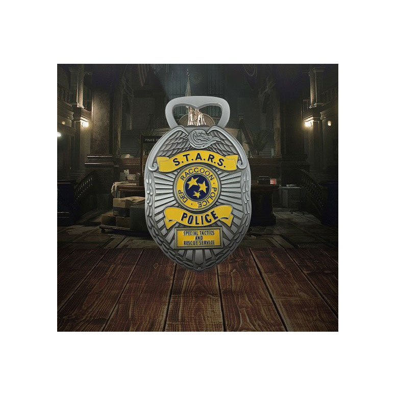 FaNaTtiK - Abridor de botellas « Resident Evil » con diseño de placa policial