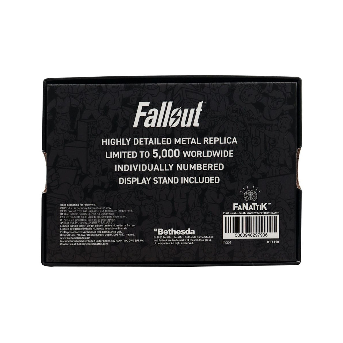 FaNaTtiK - Fallout 3 réplicas de la tarjeta de seguridad del Vault 101, edición limitada