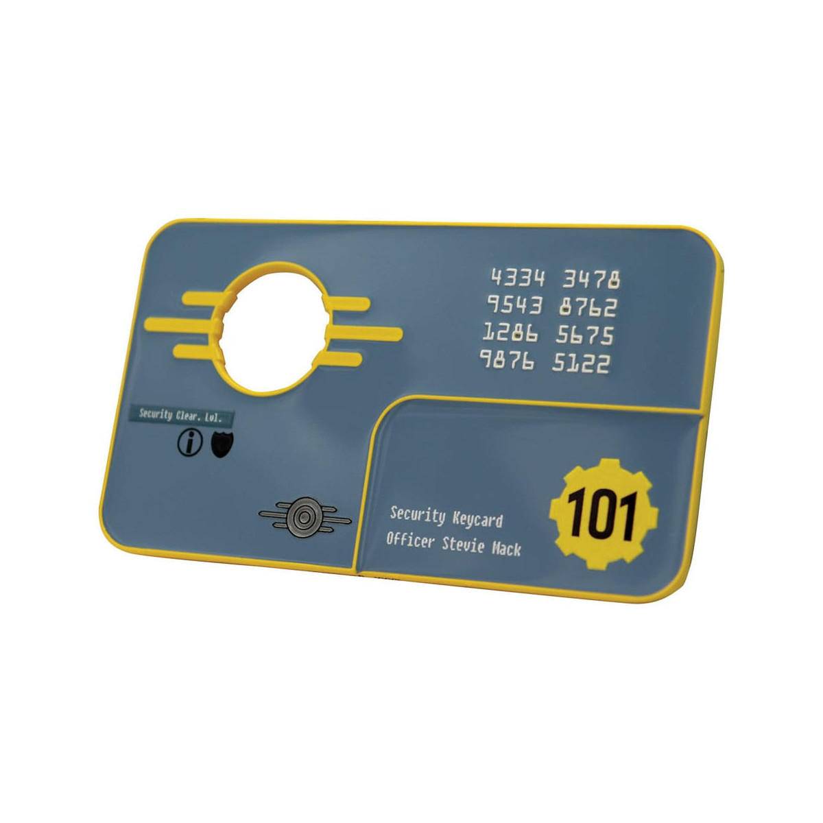 FaNaTtiK - Fallout 3 réplicas de la tarjeta de seguridad del Vault 101, edición limitada