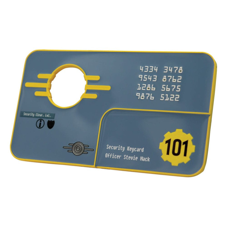 FaNaTtiK - Fallout 3 réplicas de la tarjeta de seguridad del Vault 101, edición limitada