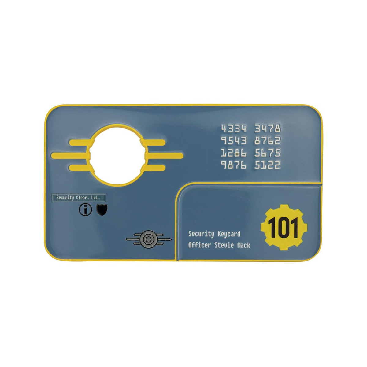 FaNaTtiK - Fallout 3 réplicas de la tarjeta de seguridad del Vault 101, edición limitada