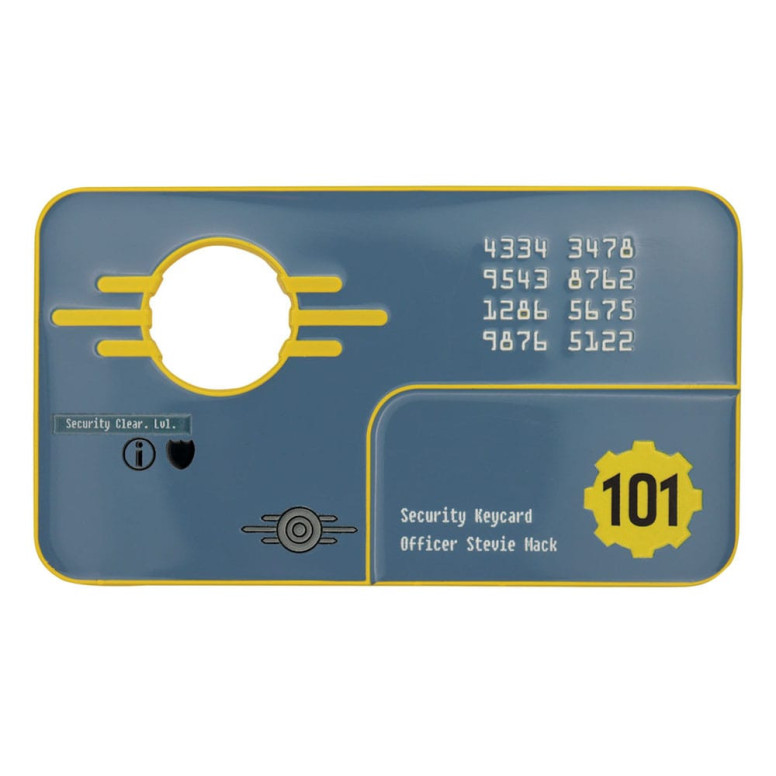 FaNaTtiK - Fallout 3 réplicas de la tarjeta de seguridad del Vault 101, edición limitada