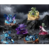 Langbowang Funism - Holly Box Pokémon - Diorama LED «Battle Moments» - juego de 6 figuras