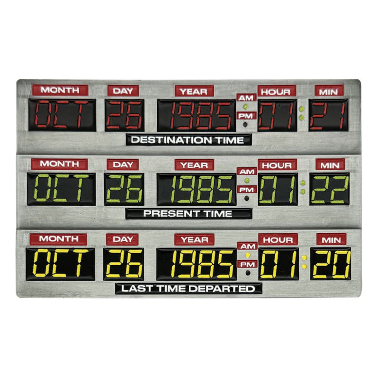 FaNaTtiK - Back To The Future Lingote «40.º Aniversario» Time Circuits Edición Limitada