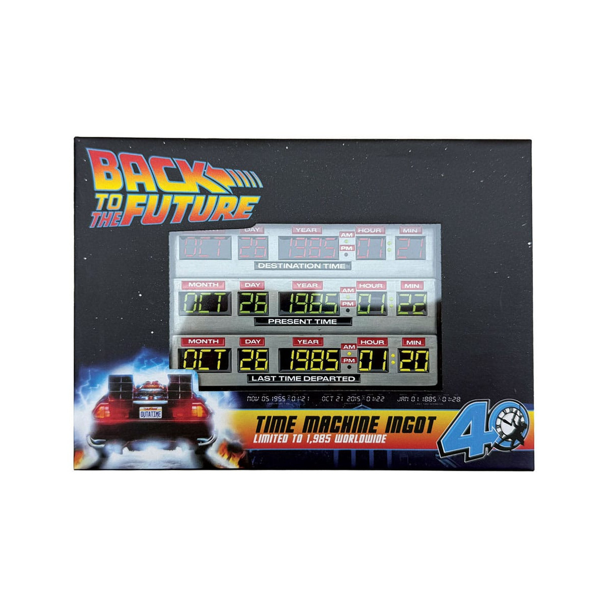 FaNaTtiK - Back To The Future Lingote «40.º Aniversario» Time Circuits Edición Limitada