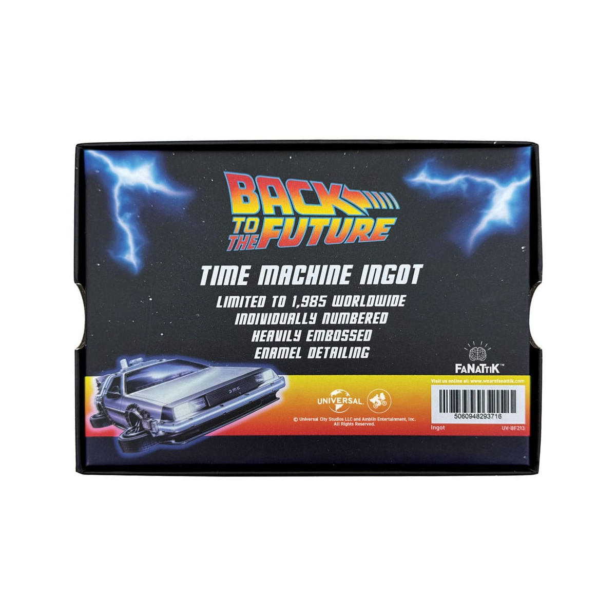 FaNaTtiK - Back To The Future Lingote «40.º Aniversario» Time Circuits Edición Limitada