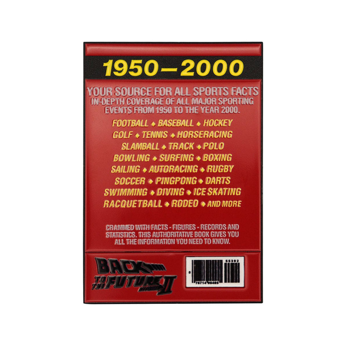 FaNaTtiK - Back To The Future Lingot Sport Almanac Edición Limitada