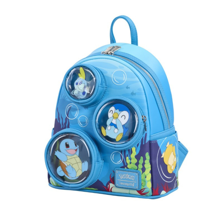 Pokémon - Loungefly Mochila pequeña Bubbles Water