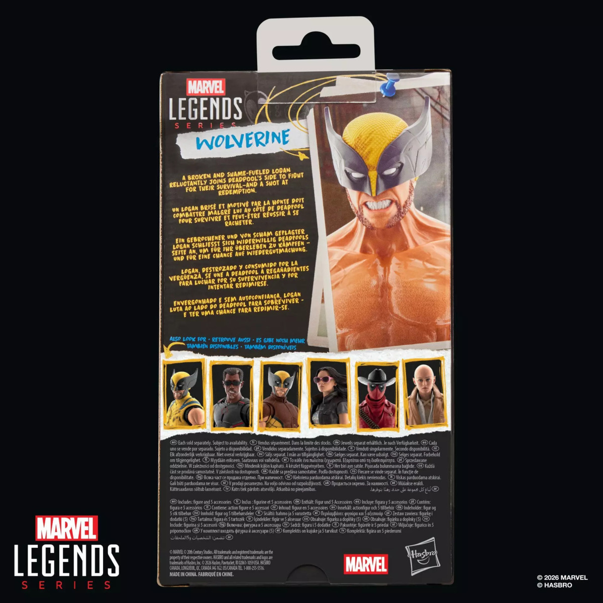 Marvel Legends - Lobezno (sin camiseta) - « Deadpool » y Lobezno