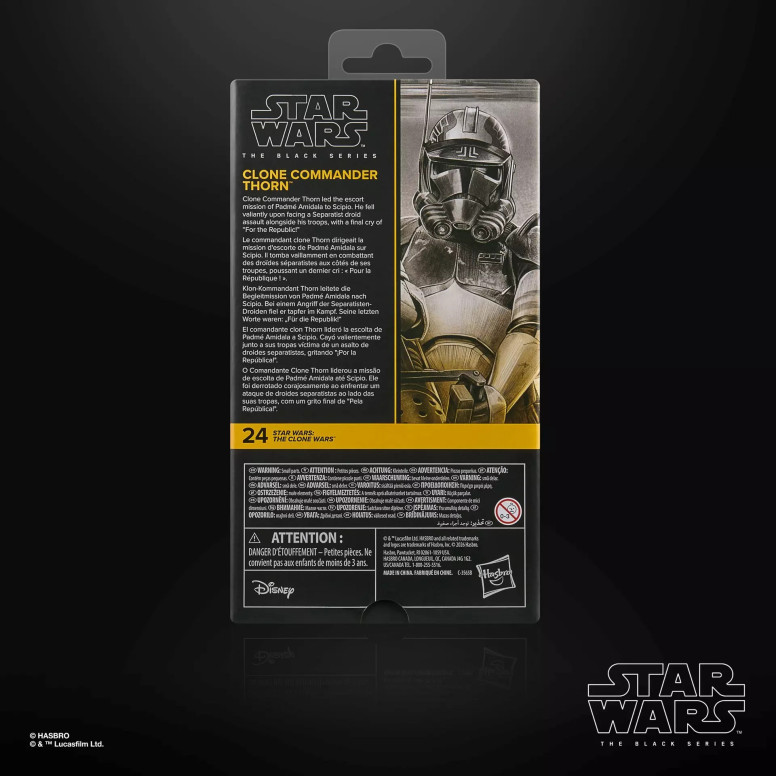 Star Wars The Black Series: el comandante clon Thorn - Las Guerras Clon
