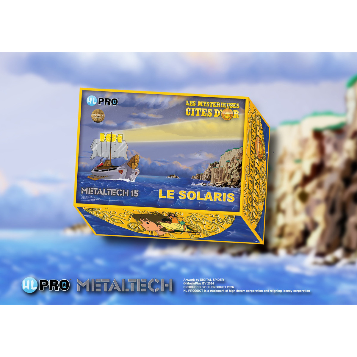 HLPRO Metaltech 15 SOLARIS repintado metalizado - Las misteriosas ciudades de oro