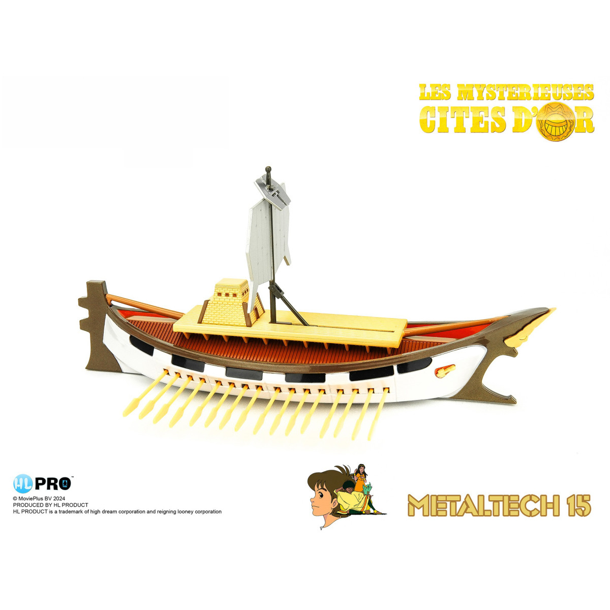HLPRO Metaltech 15 SOLARIS repintado metalizado - Las misteriosas ciudades de oro