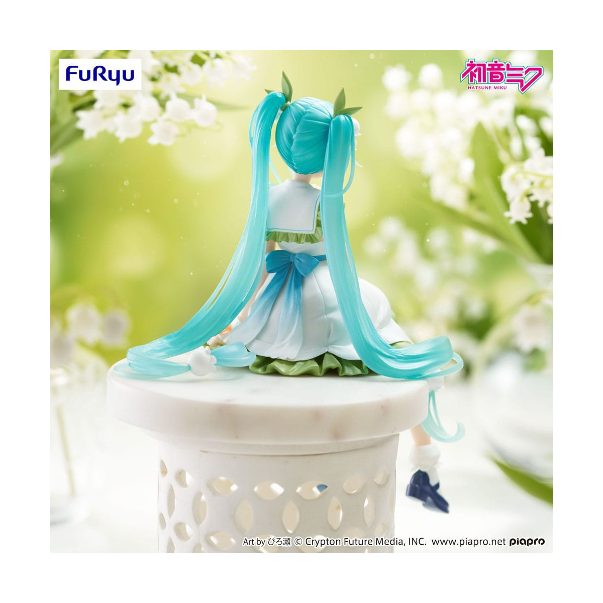 Furyu - HATSUNE MIKU Hada de las flores: Lirio del valle - Tapón para fideos