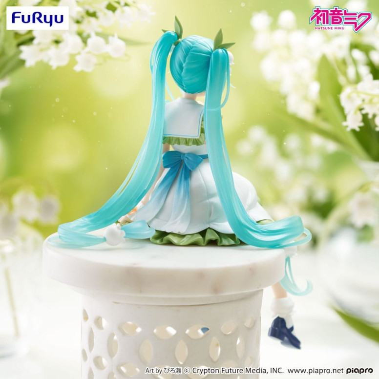 Furyu - HATSUNE MIKU Hada de las flores: Lirio del valle - Tapón para fideos