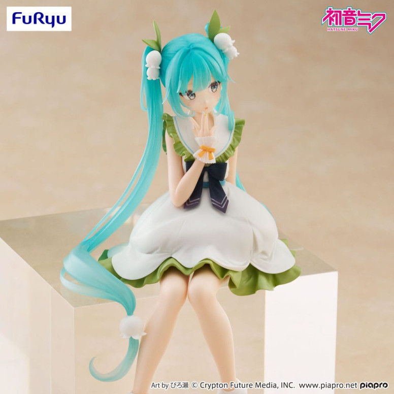 Furyu - HATSUNE MIKU Hada de las flores: Lirio del valle - Tapón para fideos