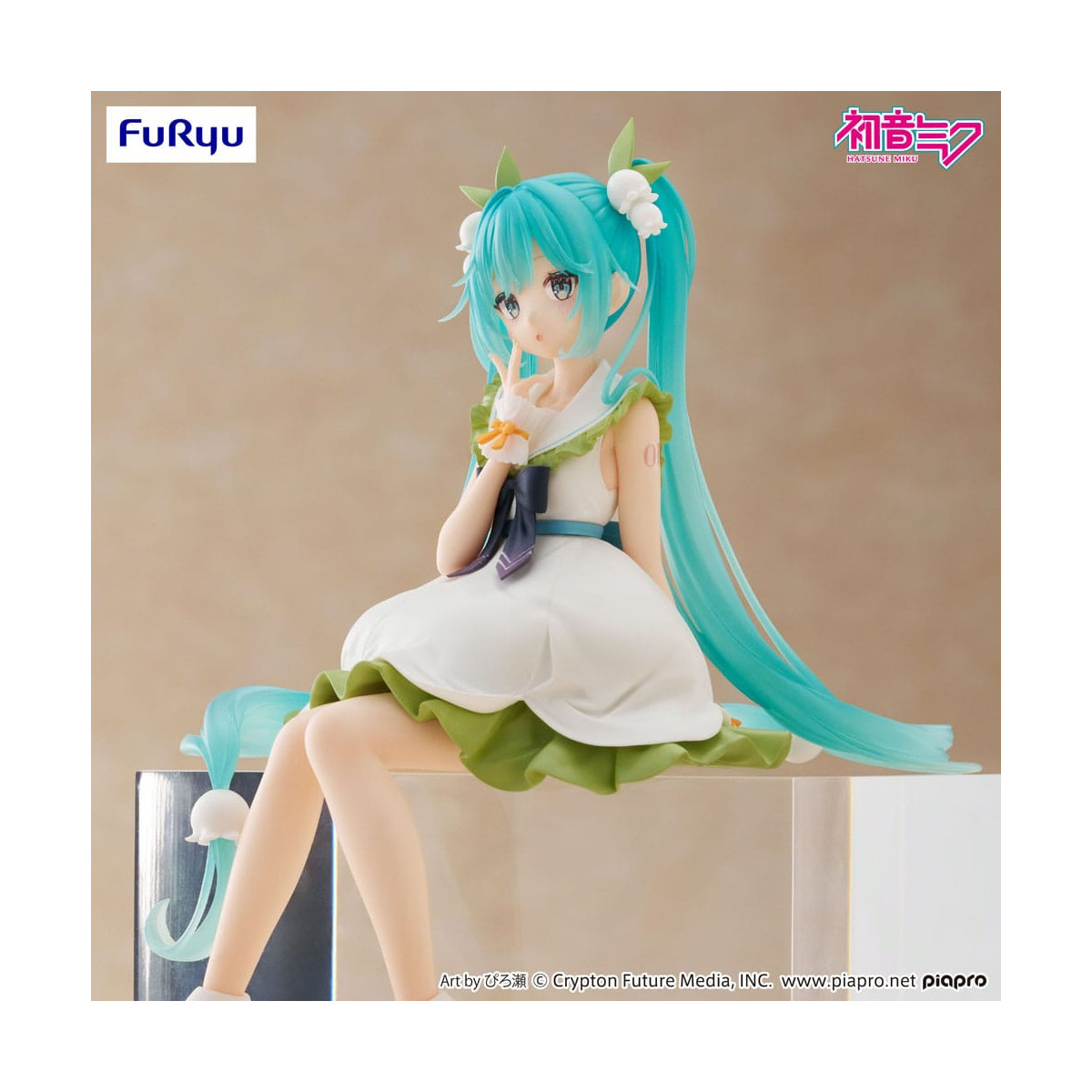 Furyu - HATSUNE MIKU Hada de las flores: Lirio del valle - Tapón para fideos