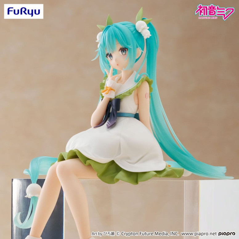 Furyu - HATSUNE MIKU Hada de las flores: Lirio del valle - Tapón para fideos