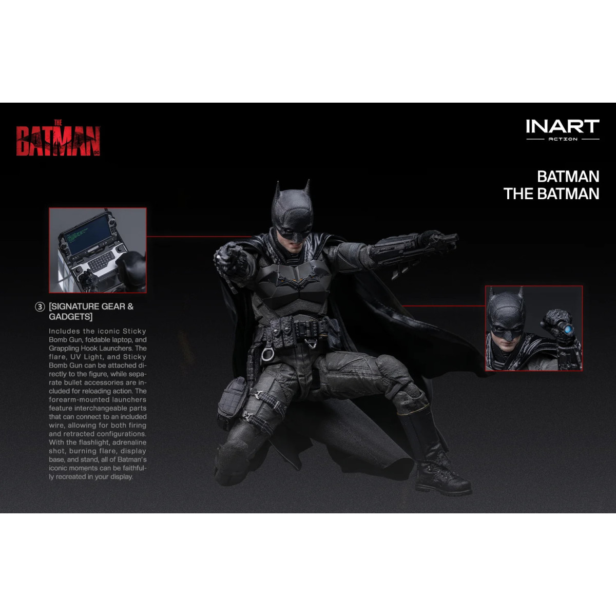 INART - Figura de «The Batman» a escala 1/12