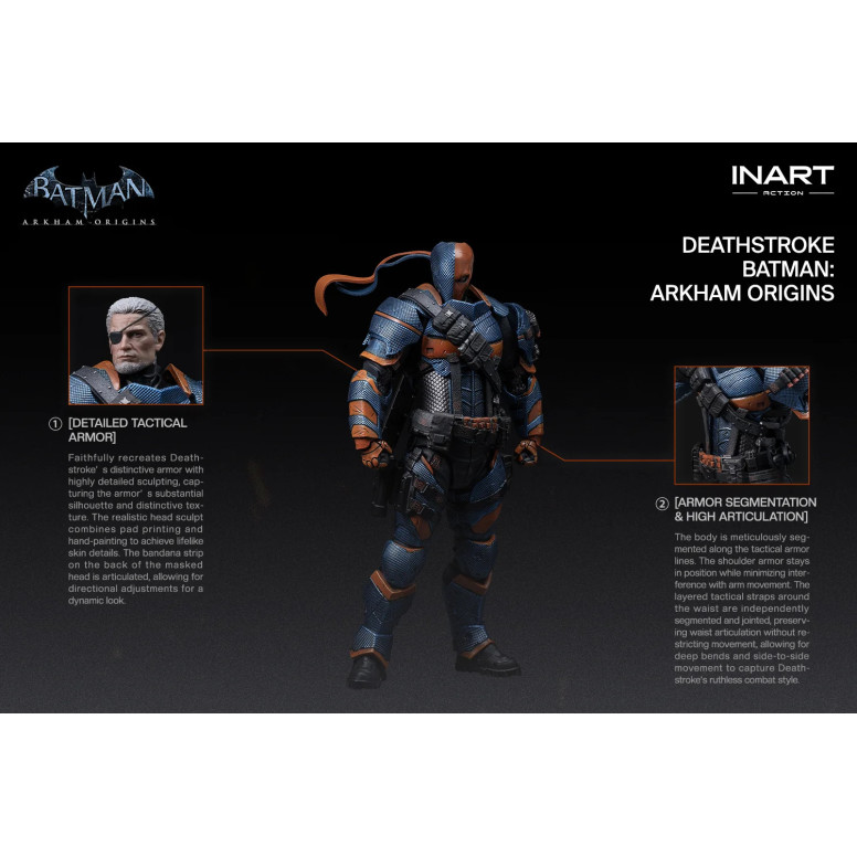 INART - Deathstroke - Batman: Arkham Origins - Figura a escala 1/12