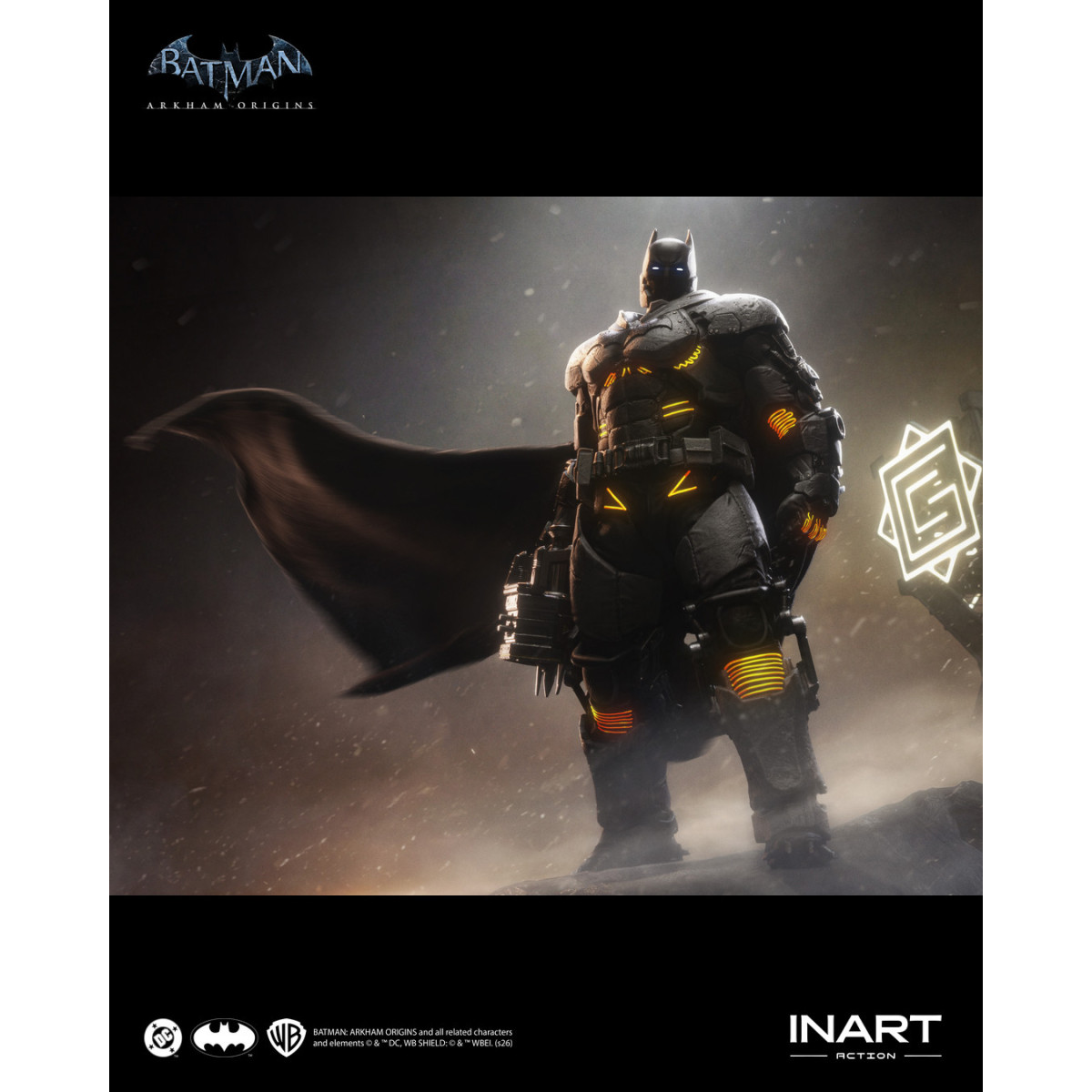 INART - Batman (traje XE) - Batman: Arkham Origins. Figura a escala 1/12