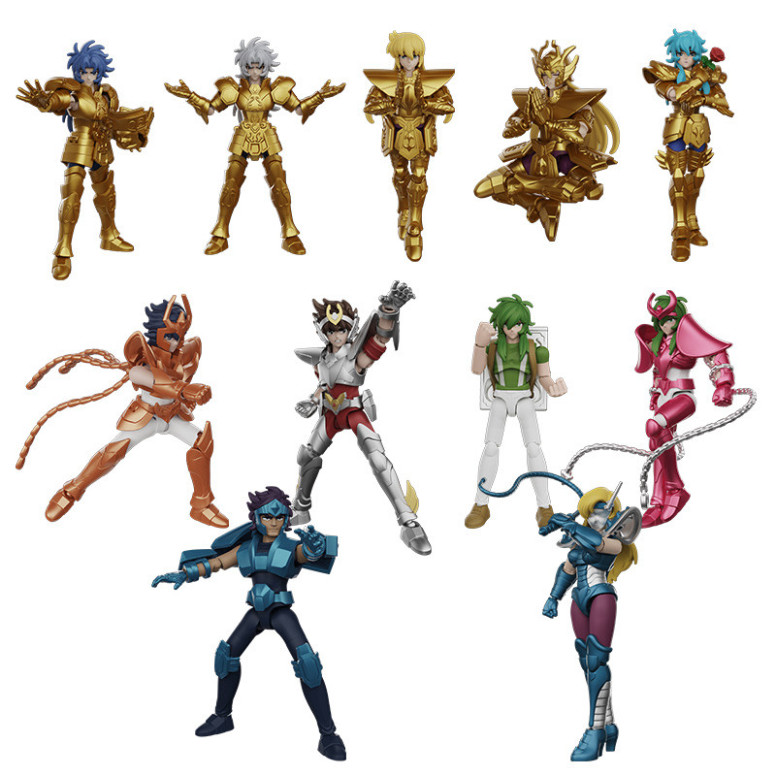 Blokees Saint Seiya - Galaxy Versión 04: El legado de los Caballeros de Oro - Surtido de 9 maquetas