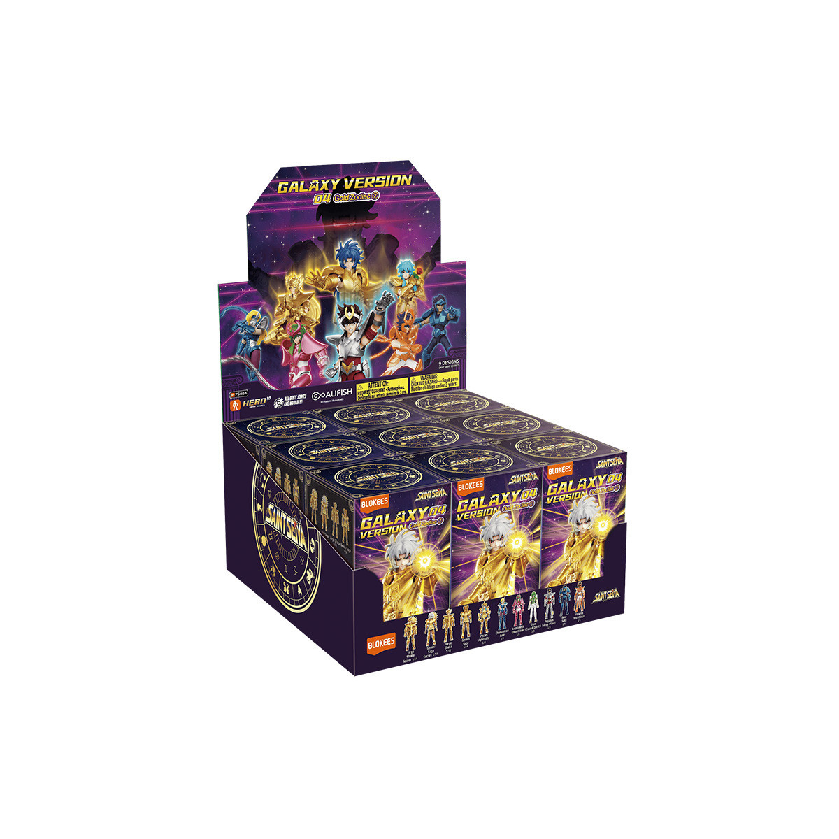 Blokees Saint Seiya - Galaxy Versión 04: El legado de los Caballeros de Oro - Surtido de 9 maquetas