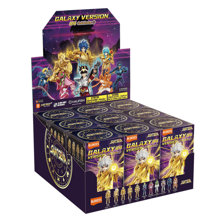 Blokees Saint Seiya - Galaxy Versión 04: El legado de los Caballeros de Oro - Surtido de 9 maquetas