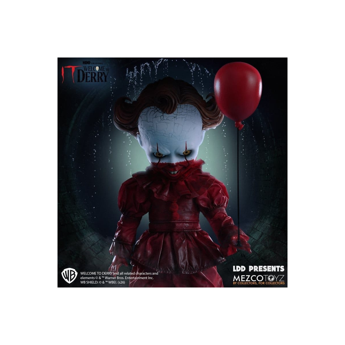 Mezco Living Dead Doll - It: Bienvenidos a Derry - Pennywise