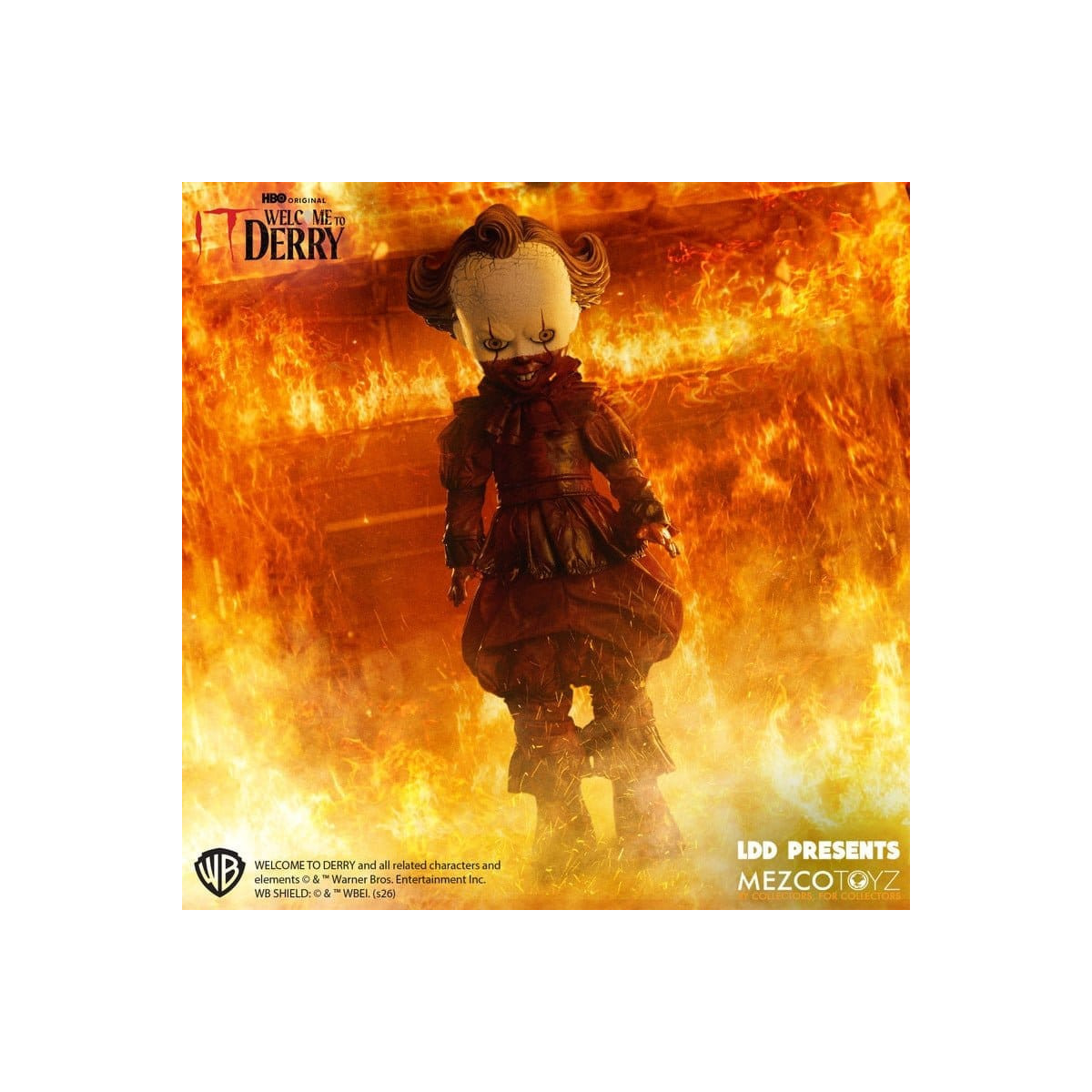 Mezco Living Dead Doll - It: Bienvenidos a Derry - Pennywise
