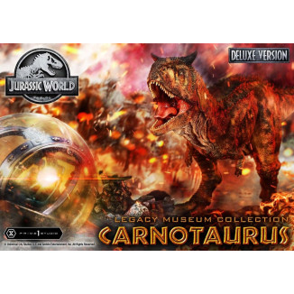 Prime 1 Studio - Jurassic World - Colección del Museo del Legado del Carnotaurus, Edición Deluxe con extras, 1/15
