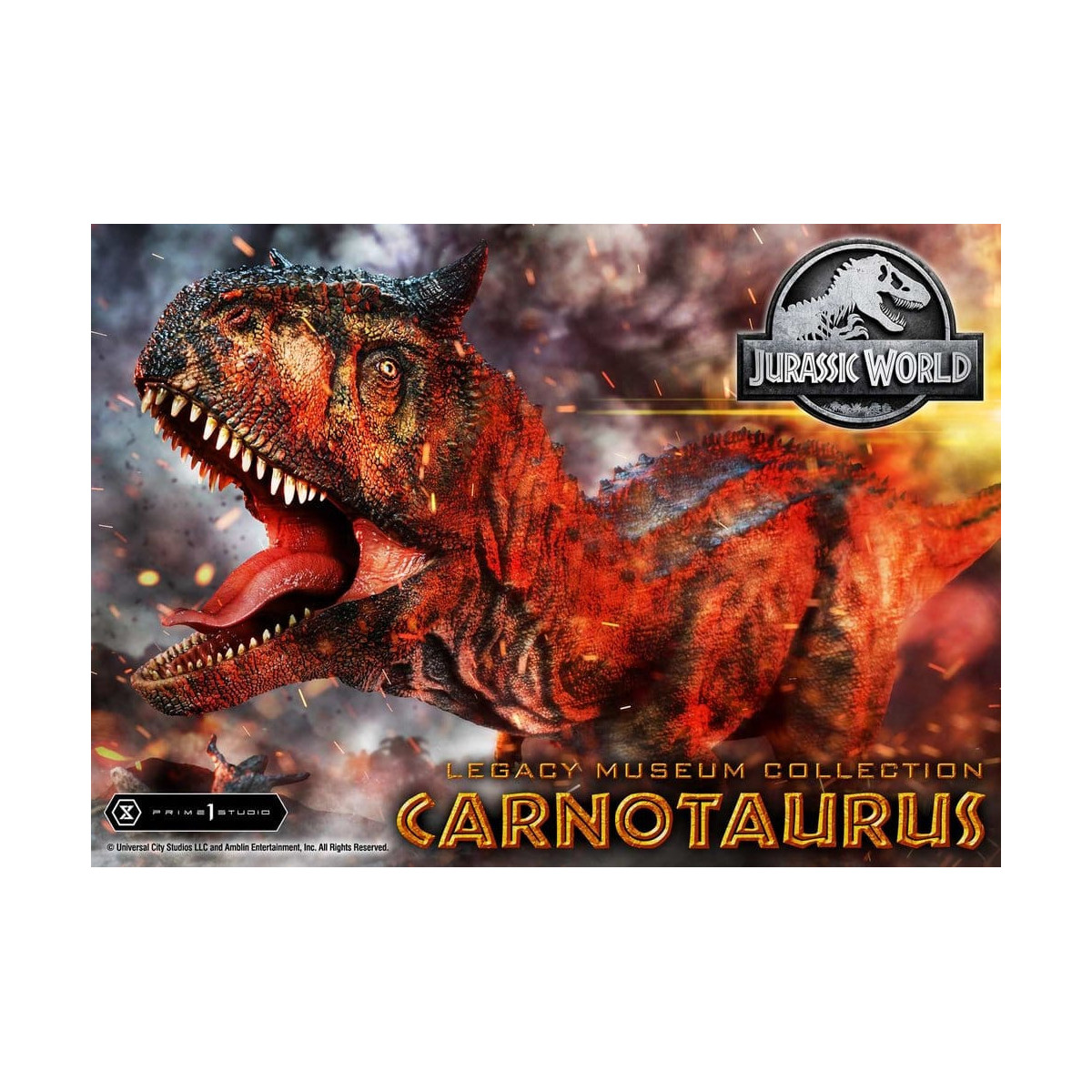 Prime 1 Studio - Jurassic World - Colección del Museo Carnotaurus Legacy 1/15