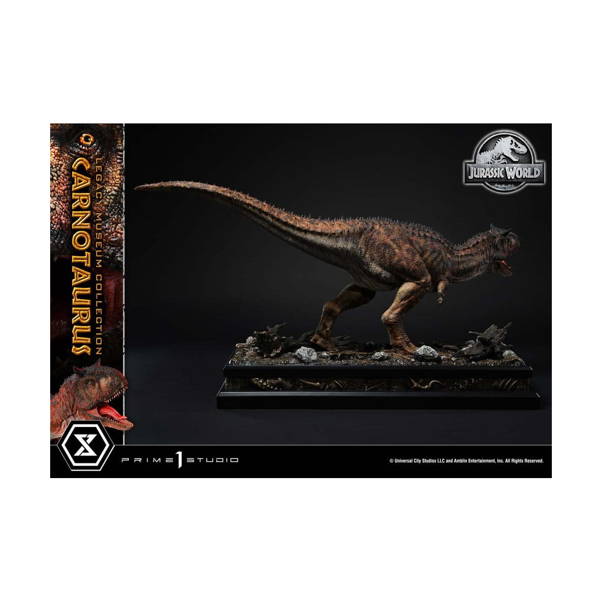 Prime 1 Studio - Jurassic World - Colección del Museo Carnotaurus Legacy 1/15