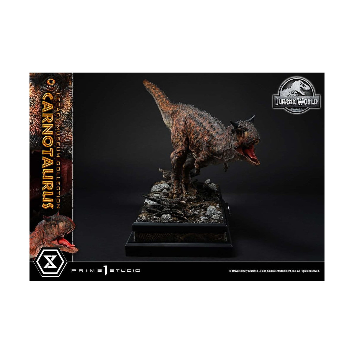 Prime 1 Studio - Jurassic World - Colección del Museo Carnotaurus Legacy 1/15