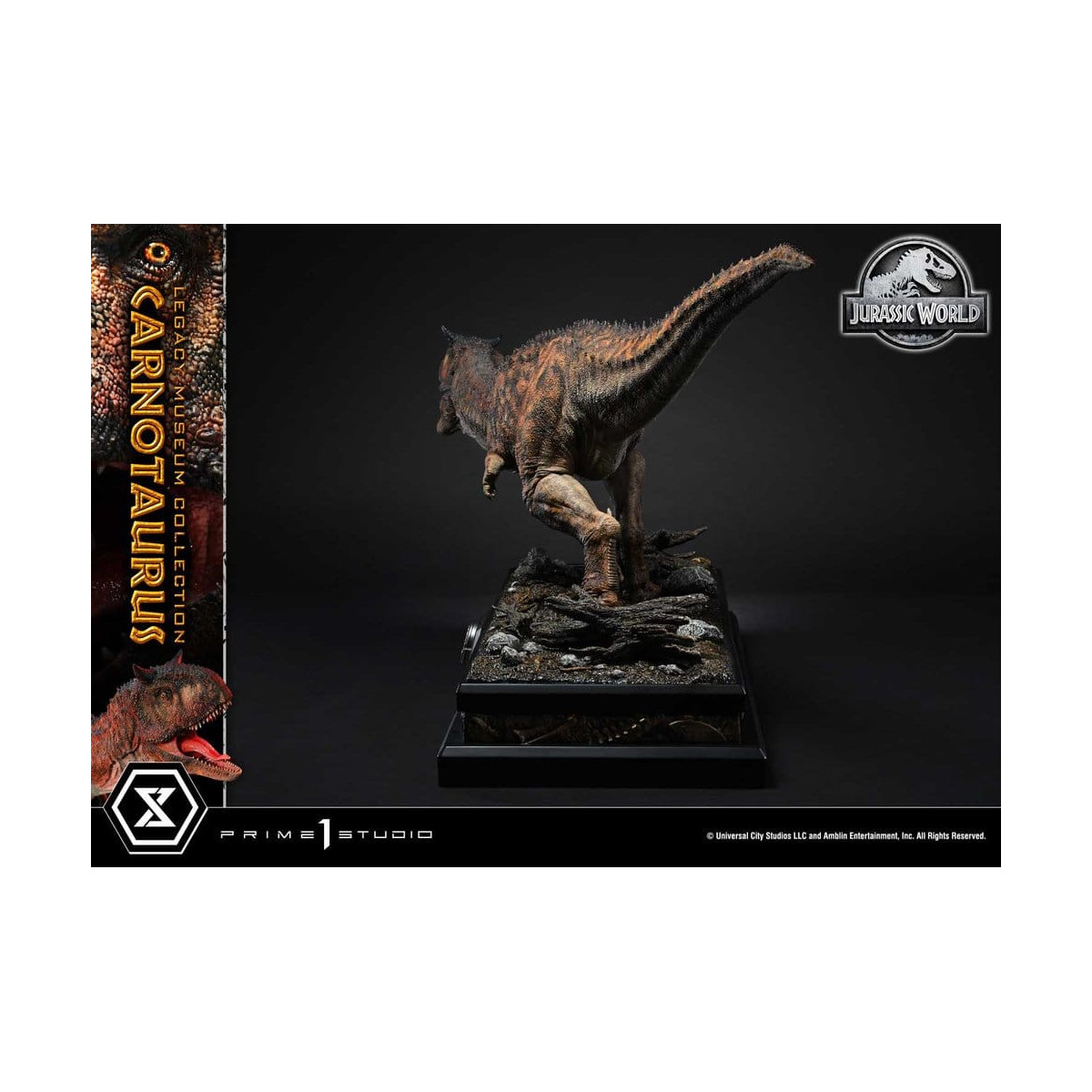 Prime 1 Studio - Jurassic World - Colección del Museo Carnotaurus Legacy 1/15