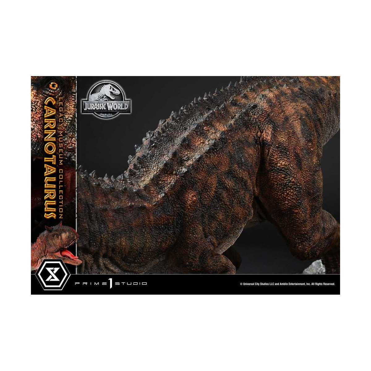 Prime 1 Studio - Jurassic World - Colección del Museo Carnotaurus Legacy 1/15