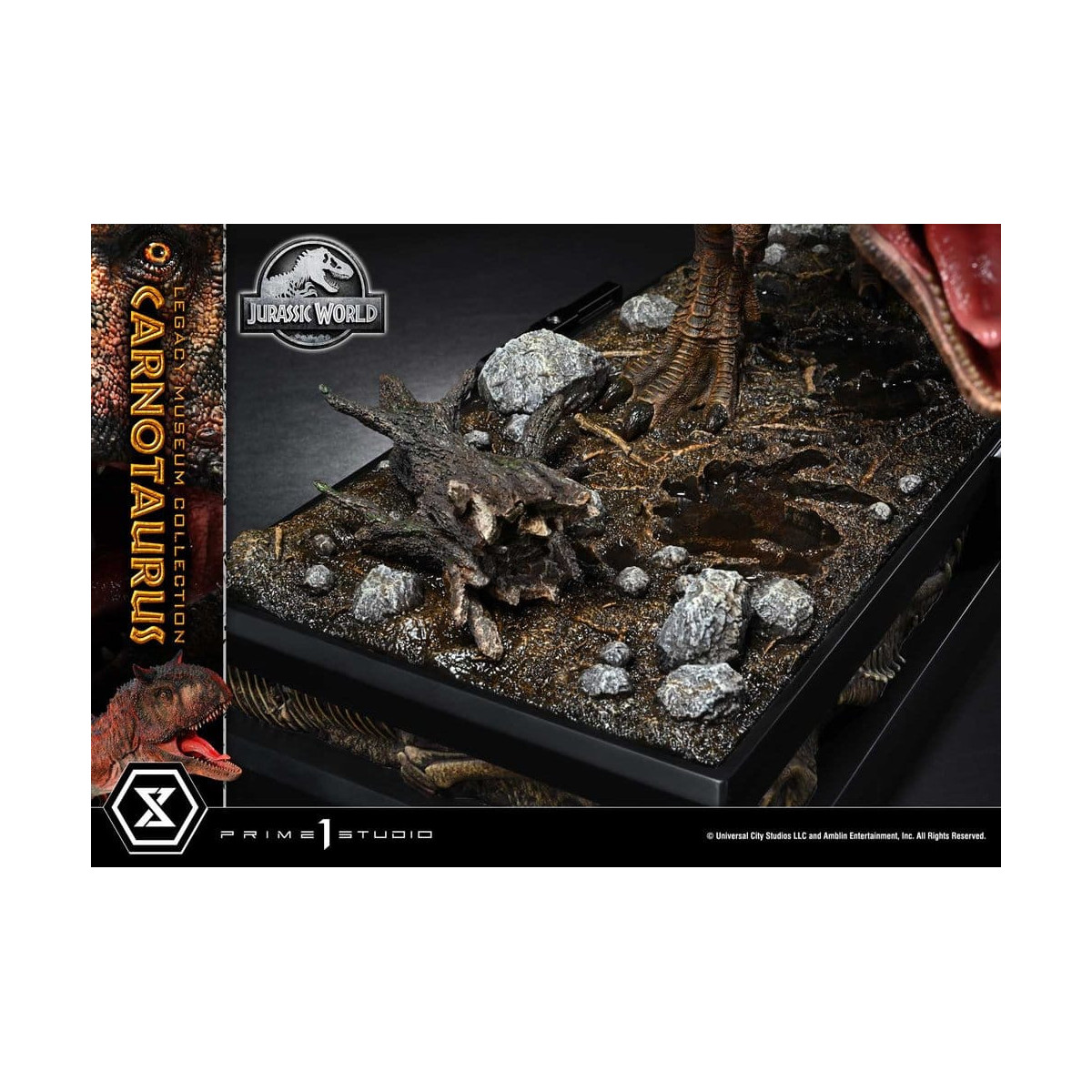 Prime 1 Studio - Jurassic World - Colección del Museo Carnotaurus Legacy 1/15