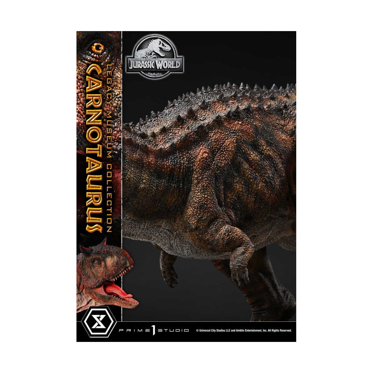 Prime 1 Studio - Jurassic World - Colección del Museo Carnotaurus Legacy 1/15