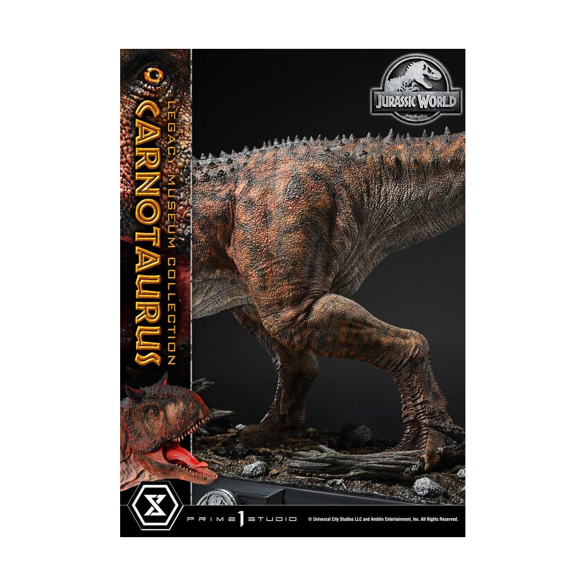 Prime 1 Studio - Jurassic World - Colección del Museo Carnotaurus Legacy 1/15