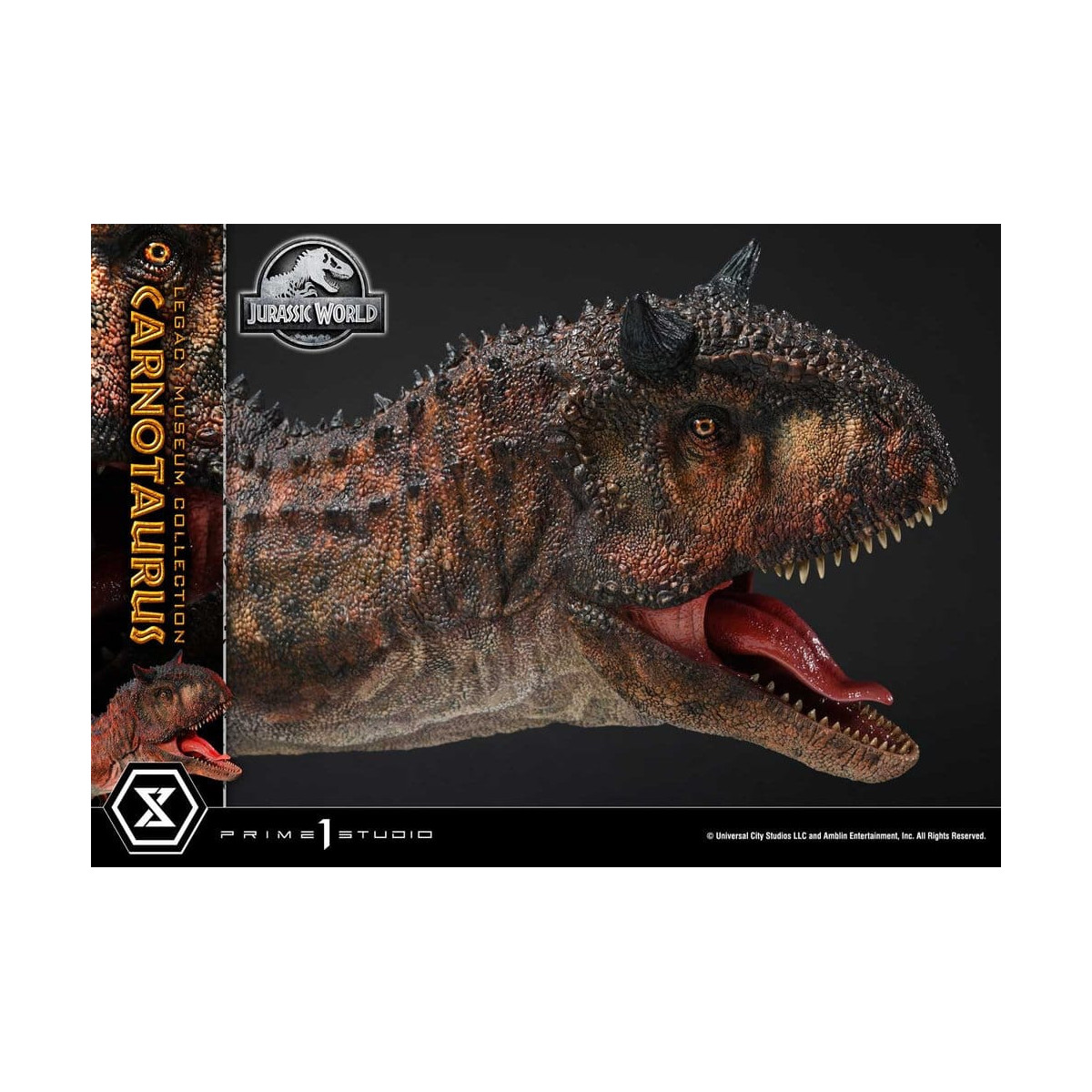 Prime 1 Studio - Jurassic World - Colección del Museo Carnotaurus Legacy 1/15