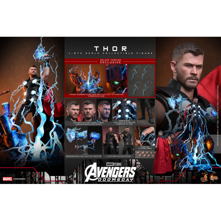 Hot Toys - Thor Deluxe 1/6 - Avengers: Doomsday
