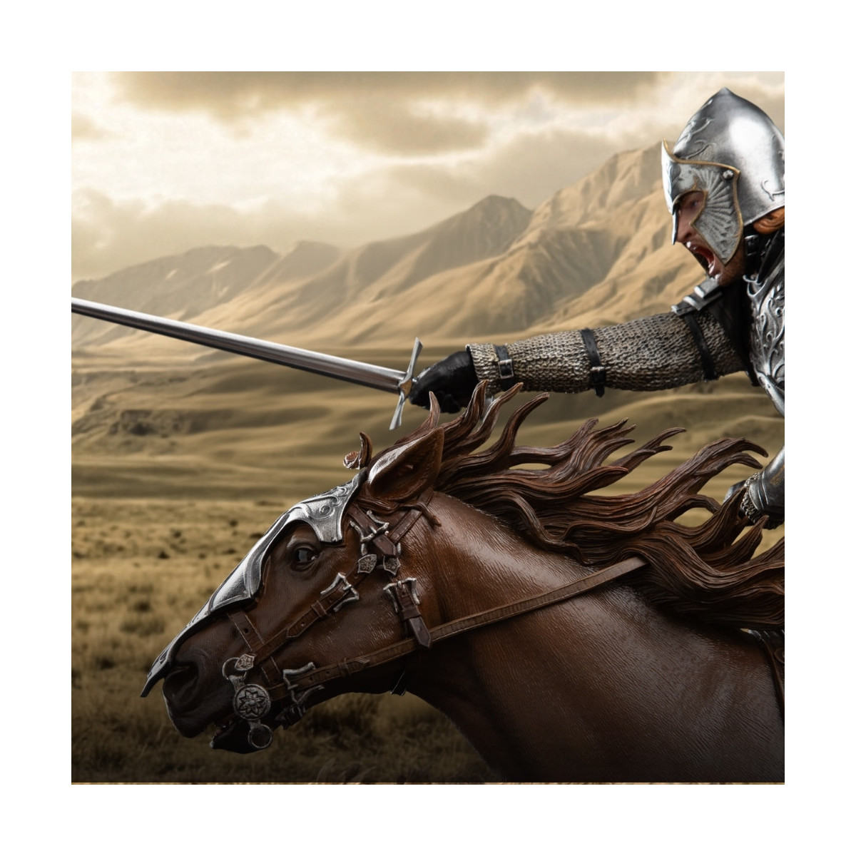 Weta Estatua de 1/6 de «El Señor de los Anillos»: Éomer «Pie de Fuego» | Figura