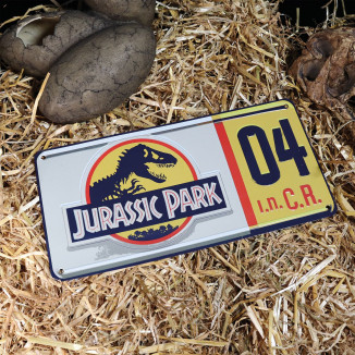 Doctor Collector - Jurassic Park: Réplica 1:1 de la placa de Dennis Nedry