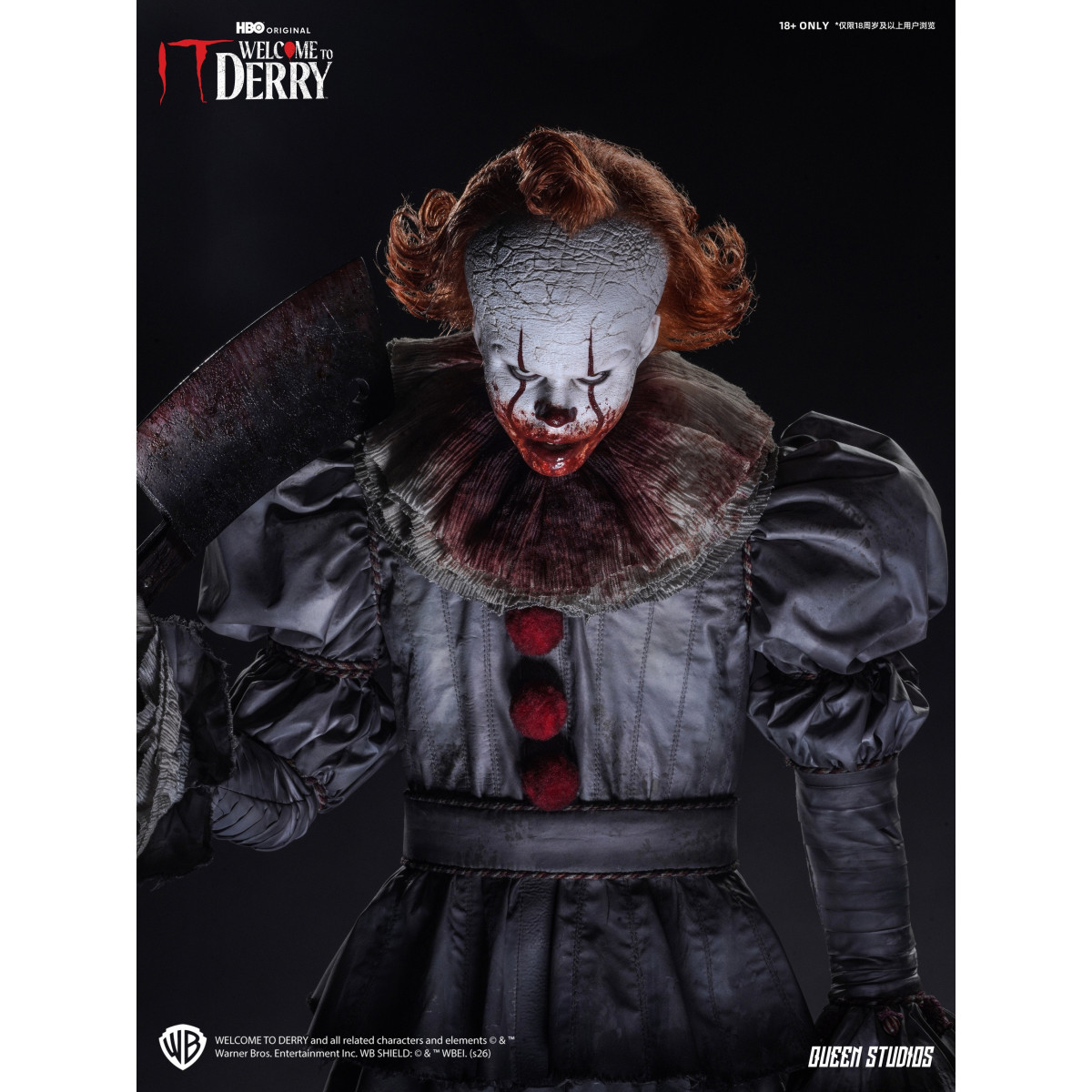 Queen Studios - Estatua de Pennywise a escala 1/3 «Welcome to Derry» (versión estándar)