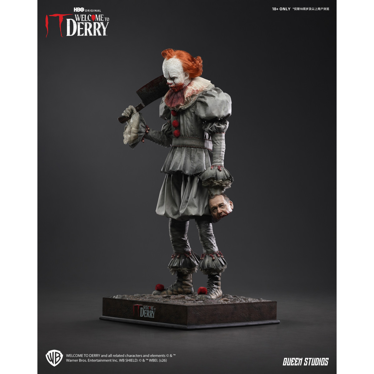 Queen Studios - Estatua de Pennywise a escala 1/3 «Welcome to Derry» Premium